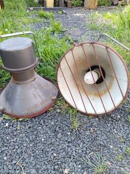Industriální svítidlo,lampy 2 kusy , velké