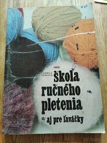 Retro příručka Škola ručného pletenia (i pro levačky)