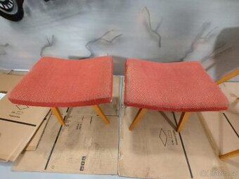 2 retro taburet Brusel.