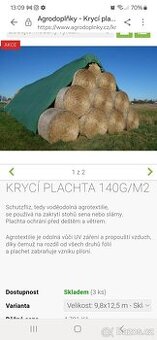 Plachta na seno