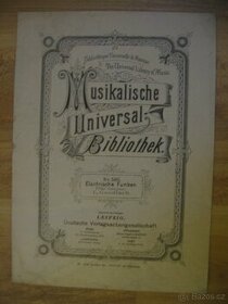 Noty - Electrische Funken von L. Gundlach - 1
