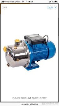 Samonasávací čerpadlo BLU LINE PMJ 101 C/230 V