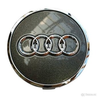 8W0601170 Středové krytky originál Audi, tmavě šedé