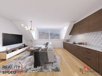 Prodej, byty/2+kk, 47.7 m2, Heydukova 1220/16, Libeň, 18000