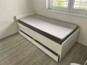 Rozkládací postel s úložným prostorem SLAKT Ikea