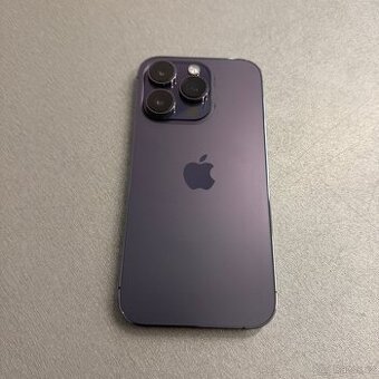 iPhone 14 Pro 128GB deep purple, 12 měsíců záruka