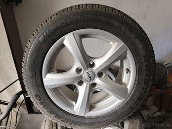 Pneu 225/55/R16 5x112 disky Škoda Yeti