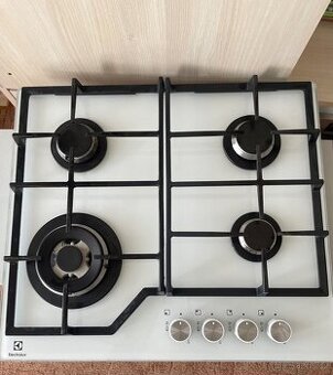 Plynová varná deska - bílé sklo - Elektrolux