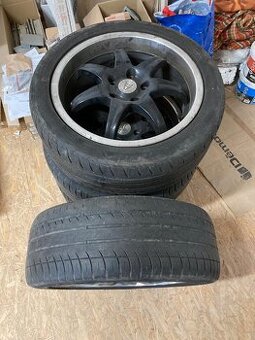 ALU kola 17" s letními pneu 205/50 ZR17 – rozteč 5x114,3 (M