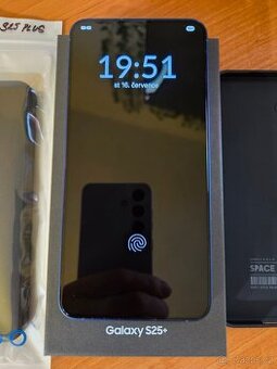 Samsung s25+, barva "navy" 12/512gb.