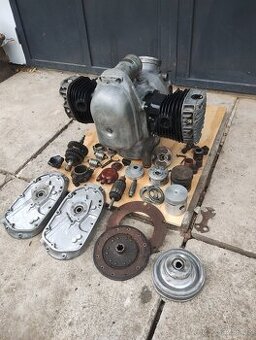 Prodám motor na ruský Dněpr M72 přejatý do ČSLA- 1952