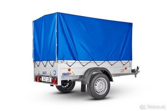 PŘÍVĚS HANDY-7 N1, 750 KG+PLACHTA 1,34 M+OP.KOLEČKO