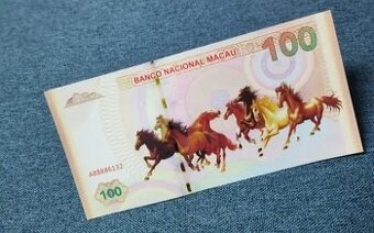pamětní sběratelská bankovka Macau - 100 Pataca 1ks