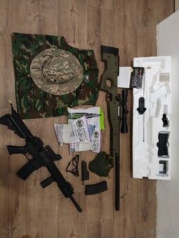 Airsoft zbraně a potřeby