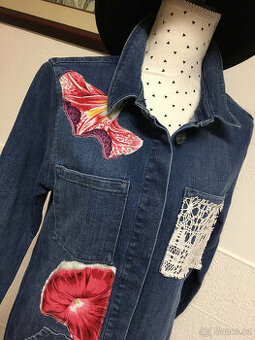 HIPPIES  riflový kabátek  38