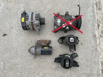 Hyundai / Kia 1.6 CRDI alternátor, startér, silentbloky