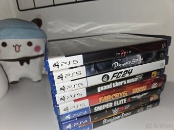 Prodám hry na PS4 a PS5