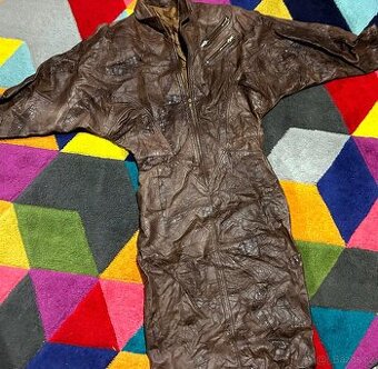 luxusní kožené šaty M 40  100% LEATHER