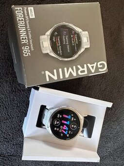 Garmin Forerunner 965 Whitestone/ Powder Gray