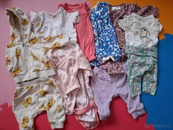 Mix oblečení pro holčičku 0-1 rok, vel 50-80