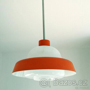 retro designový lustr - Kamenický Šenov 70. léta