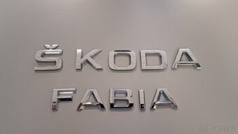 Nápis ŠKODA + FABIA
