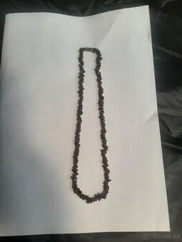 Náramek ,náhrdelník , český granát? bižuterie