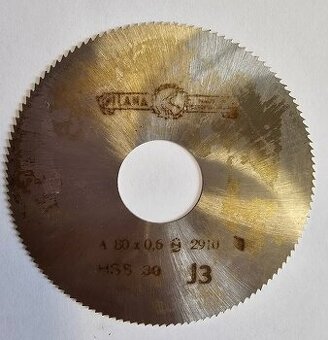 Pilový kotouč na kov 80x0,6x22mm 128z HSS PILANA