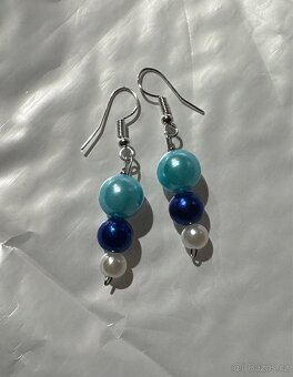 Náušnice visací perličky