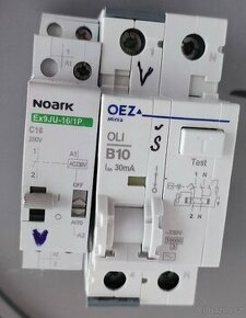 NOARK C16 250V JISTIČ, OEZ OLI B10 PROUDOVÝ CHRÁNIČ