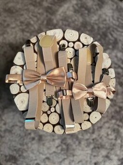 Set kšandy a motýlek dospělý a dítě