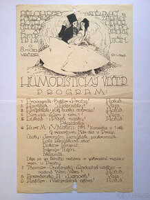 STARÝ DIVADELNÍ PLAKÁT.