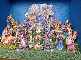 Vyřezávaný betlém pana Peroutky