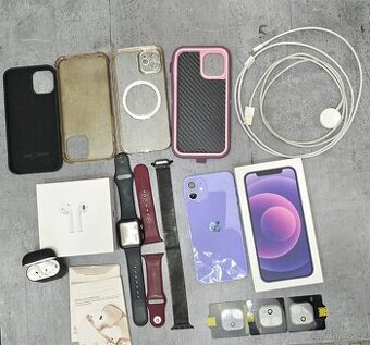 Iphone 12 64gb, Apple Watch 3 38mm, Airpods 2 2020