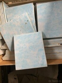 Dlazdicky Retro modre cihlove kabrinec gabrinec