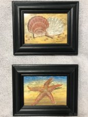 Prodám sadu obrazů v černém rámu