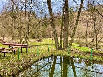 Pozemek na brehu reky Blanice