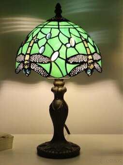 Skleněná lampa antik