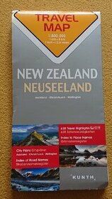 Nový Zéland mapa - 1