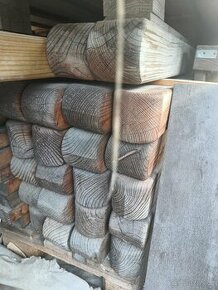 Dřevěné hoblované plotové sloupky/trámky 9x9x190cm - 1
