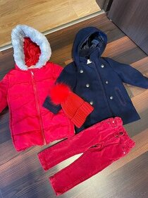NEXT - kabátek jaro/podzim, zimní bunda, džíny a čepice - 1