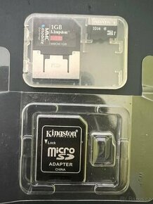 Paměťové karty Kngston 1GB MMCM / Adata 32 GB micro SDHC
