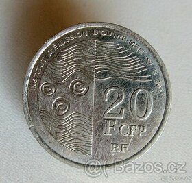 20 polynéských franků - 1