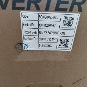 Deye 3fázový síťový hybridní střídač (48V) 20KW SUN-20K-G05