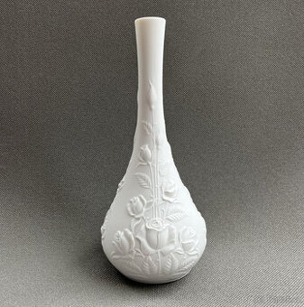 AK Kaiser Biskvitová Op-art váza Rosengarten 26.5 cm
