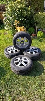 ALU R15 5x100 ET43 vč pneu 6mm