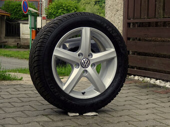 ZIMNÍ ORIGINÁL VW 16" 5x112 pneu 205/55R16 Dunlop