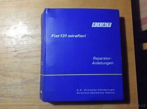Servisní kniha originál Fiat 131 mirafiori Reparatur