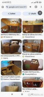 Starý šicį stroj šlapací