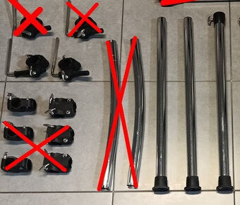 trubky, rúrky, clampy, ramená na bicí